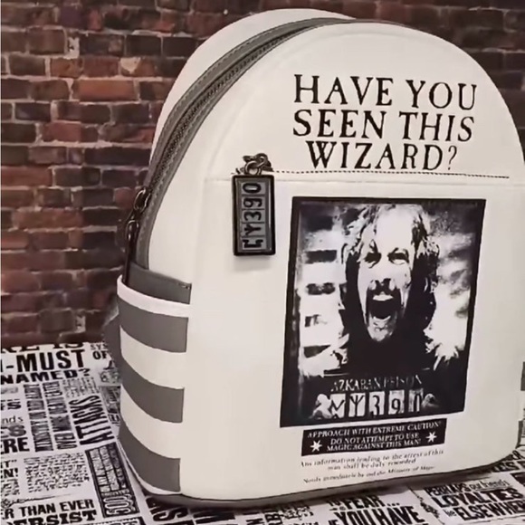 Exclusive Lougefly Harry Potter Sirius Black Wanted Poster Mini Backpack - Picture 3 of 14